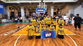 Pembinaan Usia Dini Berbuah Prestasi, Tim Basket Binaan PTBA Juara Galaxy Stars Rising Cup 2025