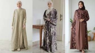 7 Gamis Terbaru 2026 Simple Elegan, Rompi Lepas Akan Jadi Tren!