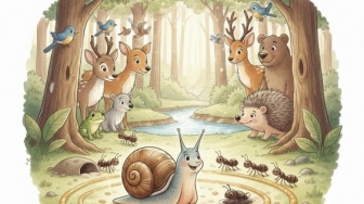 Kisah Siput yang Berhati Besar