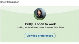 Prilly Latuconsina Pasang 'Open to Work' di LinkedIn: Gimmick Marketing yang Nirempati?