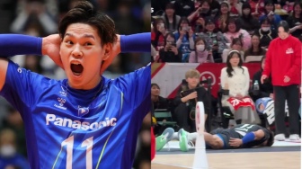 Minta Maaf Level Dewa, Pemain VoliYuji Nishida 'Berseluncur' Usai Servis Kena Staf