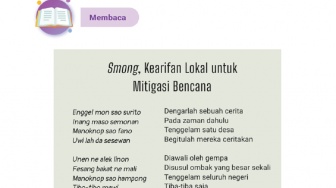 Kunci Jawaban Bahasa Indonesia Kelas IX Halaman 130: Smong, Kearifan Lokal untuk Mitigasi Bencana