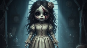 Boneka Bernyawa di Jendela Kamar 147