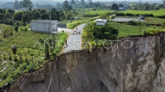Longsoran Tanah di Desa Bah Aceh Tengah Meluas hingga 30.000 Meter Persegi