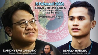 Diskusi Publik Reset Indonesia di Medan Hadirkan Langsung Dandhy Laksono