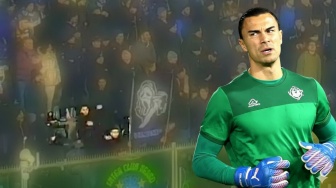 TERBONGKAR! Vikings Pelaku Pelemparan Petasan Meledak ke Emil Audero