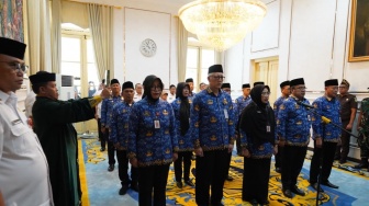 14 Pejabat Eselon II Pemkot Cilegon Diambil Sumpah, Ini Daftar Nama dan Jabatanya