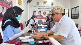Jalankan Intruksi Prabowo, Ratusan Masyarakat Cilegon Dicek Kesehatan Gratis