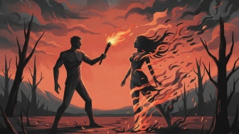 Suami Bakar Istri di Paluta Sumut gegara Kesal Ajakan Rujuk Ditolak