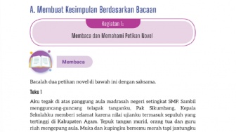 Kunci Jawaban Bahasa Indonesia Kelas IX Halaman 159: Membandingkan 2 Teks