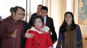 Temui Putra Mahkota Abu Dhabi, Megawati Kenalkan Pancasila sebagai Falsafah Pemersatu Bangsa
