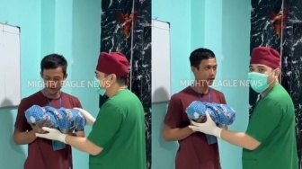 Viral Dokter Kandungan Minta Ayah Azanin Bayi Padahal Kristen: Mukanya Kayak Guru Ngaji