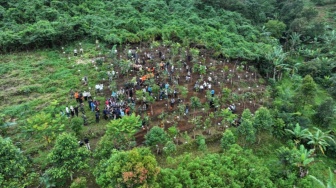 Sentil Budaya Pencitraan, Bupati Rudy Susmanto: Menanam Pohon Itu di Tanah, Bukan di Baliho