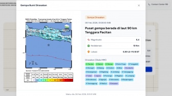 Apa Penyebab Gempa Pacitan M 6.4 Hari Ini? Terasa di 26 Wilayah, BMKG Buka Suara