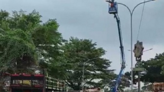 Kabel Lampu Jalan Jadi Sasaran Komplotan Pencuri di Bekasi