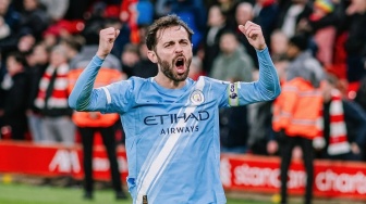 Manchester City Hantam Liverpool di Anfield, Bernardo Silva Kirim Sinyal Bahaya ke Arsenal