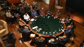 3 Jam Bareng 22 Pengusaha APINDO di Hambalang, Prabowo Tekankan Penciptaan Lapangan Kerja