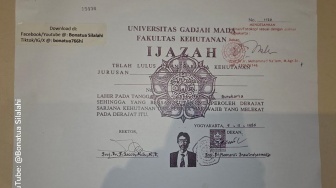 Lagi Viral! Ini Penampakan Ijazah Jokowi Tanpa Sensor