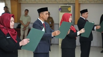Empat Kadis dan Satu Staf Ahli Pemkot Pontianak Dilantik, Berikut Nama-namanya