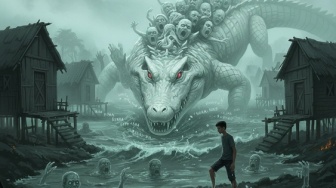 Legenda Buaya Putih dan Sungai Darah