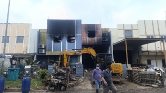 Sungai Cisadane Tercemar Pestisida, Polres Tangsel Selidiki Unsur Pidana Kebakaran Gudang