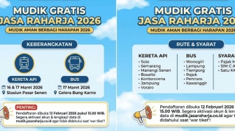 Mudik Gratis Jasa Raharja 2026: Pendaftaran Dibuka Hari Ini 12 Februari, Bersiap War Tiket