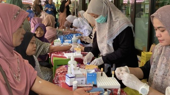 Sibuk Cari Cuan, Ratusan Pedagang di Bantul Akhirnya Bisa Cek Kesehatan Gratis