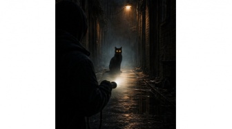 Kucing Hitam di Ujung Gang