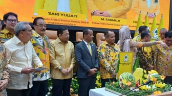 Hadir di HUT Fraksi Golkar, Bahlil Kelakar Takut Dipecat Jika Tak Segera Dampingi Presiden Prabowo