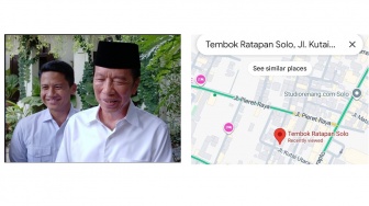 Heboh 'Tembok Ratapan Solo' Muncul di Google Maps, Ternyata Berlokasi di Kediaman Jokowi