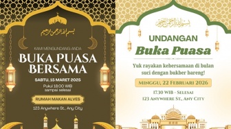 25 Link Contoh Undangan Buka Puasa Bersama, Bisa untuk Alumni hingga Teman Kantor
