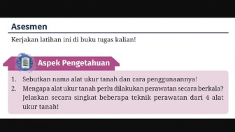 Kunci Jawaban Dasar-Dasar Teknik Konstruksi dan Perumahan Kelas X Aspek Pengetahuan Halaman 106