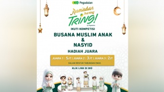 Ramadan Bareng Tring 2026, Pegadaian Gelar Kompetisi Busana Muslim Anak dan Nasyid di Medan