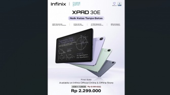 Infinix Xpad 30E Resmi Meluncur: Tablet Murah dengan AI Tutor dan Baterai 7.000mAh, Harga Rp2 Jutaan