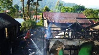 4 Rumah Warga Terbakar di Padang Panjang, 24 Jiwa Mengungsi