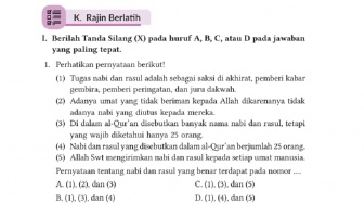 Kunci Jawaban Pendidikan Agama Islam dan Budi Pekerti Kelas VIII Halaman 186 "Rajin Berlatih"