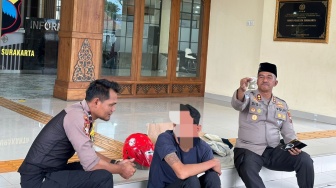 Tim Sparta Polresta Solo Amankan Pelaku Percobaan Curanmor, Bawa Tembakau Gorila