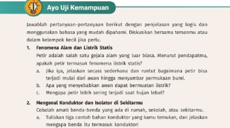 Kunci Jawaban Ilmu Pengetahuan Alam Kelas IX Halaman 147 Uji Kemampuan tentang Listrik