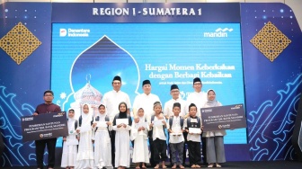 Berbagi Kebaikan dengan Masyarakat Medan, Bank Mandiri Gelar Buka Puasa, Santunan, Khitanan Gratis