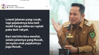Sindiran Menohok Warnai Polemik Mobil Dinas Rp8,5 Miliar Gubernur Rudy Mas'ud