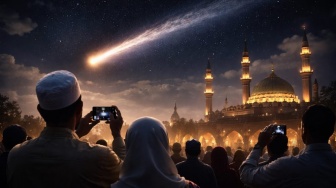 Viral Bintang Berekor di Bulan Ramadhan, Benarkah Tanda Dukhan dan Kedatangan Dajjal?