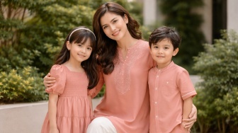 Warna Salem Seperti Apa? Intip Ide Mix and Match Baju Lebaran agar Kulit Tampak Cerah