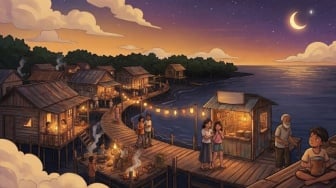 Nyanyian Pesisir di Bawah Atap Langit