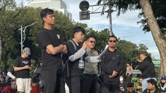 Jelang Vonis 2 Tahun Penjara, Delpedro Marhaen Beri 'Orasi Terakhir' di Aksi Kamisan