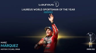 Marc Marquez Masuk Nominasi Laureus World Sportsman of the Year 2026, Bersaing dengan Alcaraz