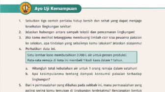 Kunci Jawaban Ilmu Pengetahuan Alam Kelas IX Uji Kemampuan Halaman 190