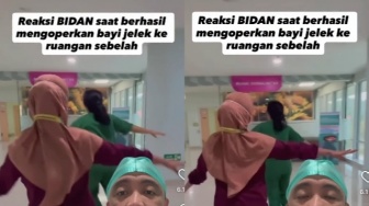 Viral Nakes Girang Pindahkan 'Bayi Jelek'