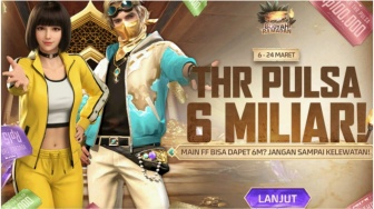 Cara Berburu THR FF dengan Hadiah hingga Rp6 Miliar, Banyak Pulsa di Free Fire!