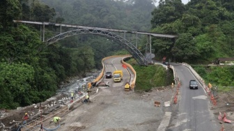 Mudik Lebaran 2026, Jembatan Kembar Padang Panjang Berfungsi Total Saat Idul Fitri
