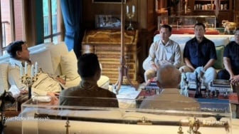 Prabowo Gelar Pertemuan dengan Mantan Ajudan dan Pengawal Era KostradKopassus di Hambalang